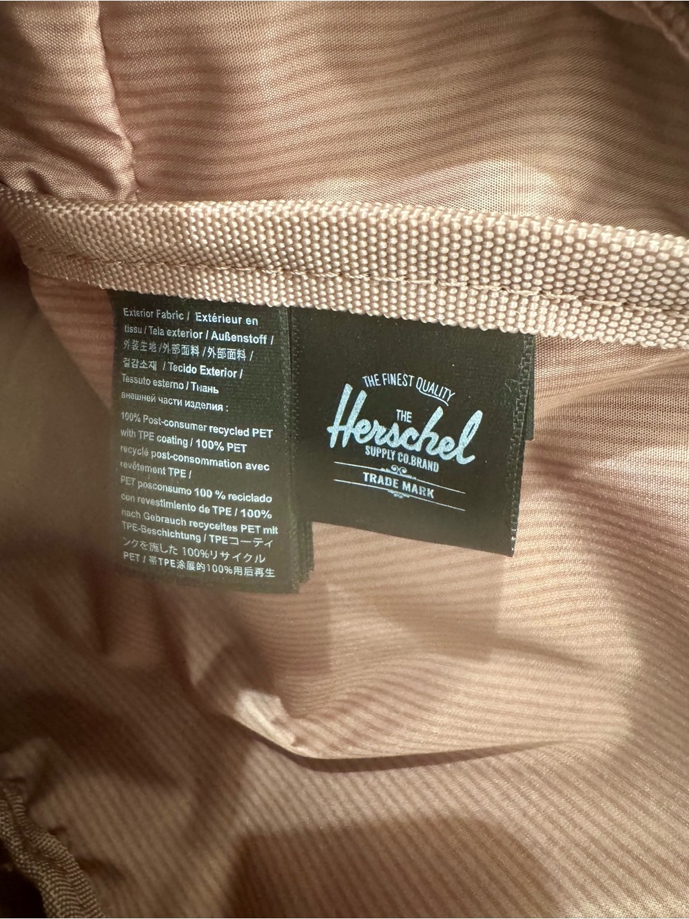 NWT Herschel Classic Mini Backpack in Ash Rose - Picture 5 of 5